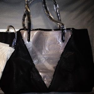 Victoria's secret tote with little attached wallet